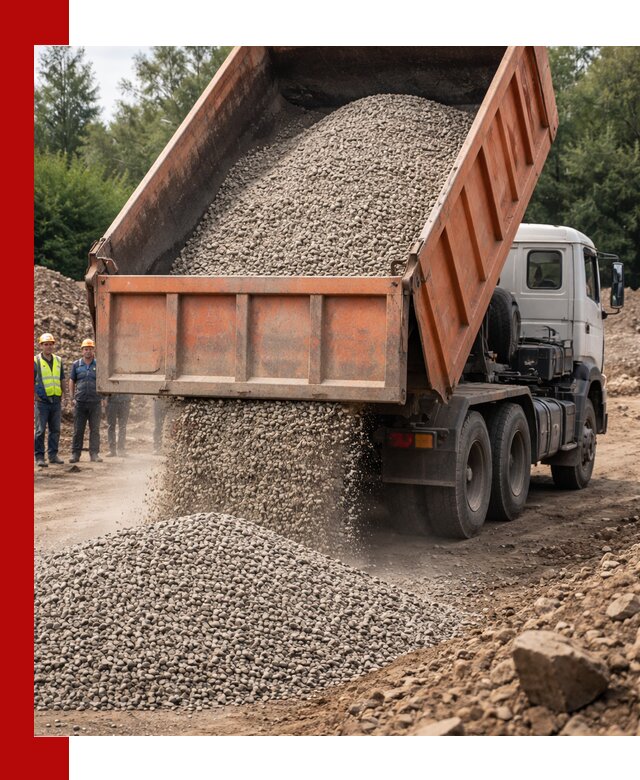 Доставка сыпучих материалов самосвалом в Петропавловске-Камчатском быстро и надежно