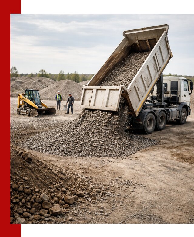 Доставка самосвалом 25 м³ в Петропавловске-Камчатском быстро и надежно