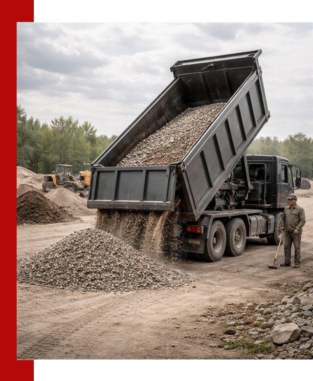 Доставка самосвалом 30 м3 по выгодным ценам в Петропавловске-Камчатском