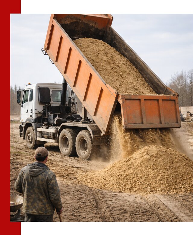Аренда самосвала 20 тонн для перевозки грузов в Петропавловске-Камчатском
