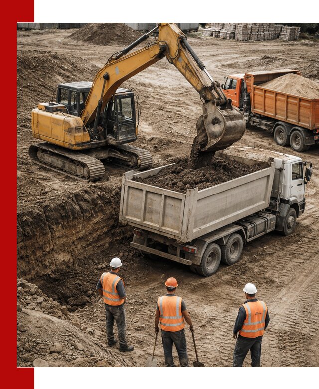 Разработка грунта для строительства и благоустройства в Петропавловске-Камчатском