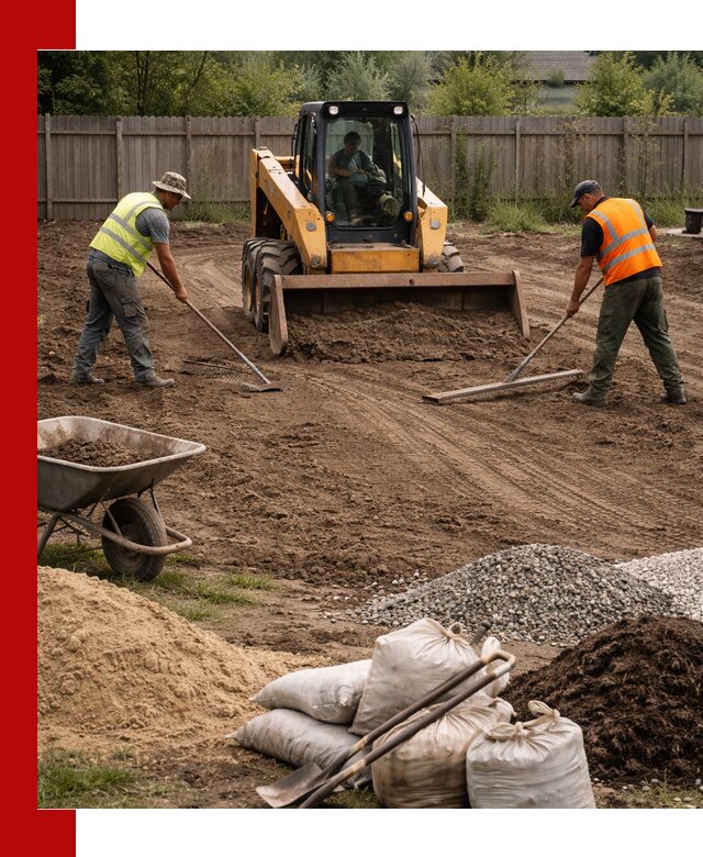 Выравнивание участка под строительство и благоустройство в Петропавловске-Камчатском